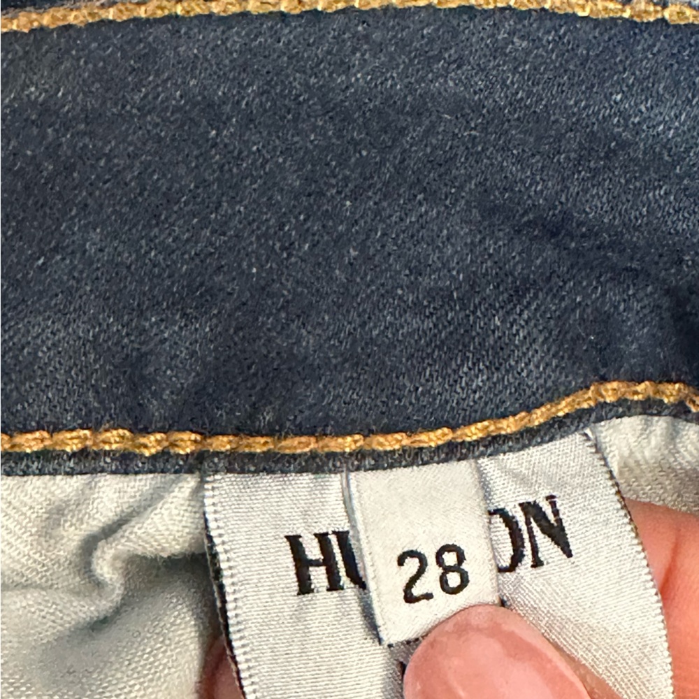 Hudson Jeans Blue Denim Knee Shorts - Picture 7 of 9